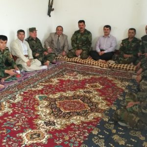 The head of Health administration Department Visits the Peshmarga