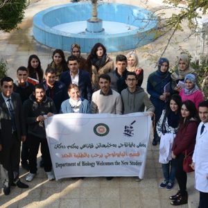 Biology Department welcome first year student