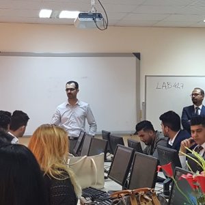 زيارة طلاب معهد كوردستان الاهلي لقسم علوم الحاسبات