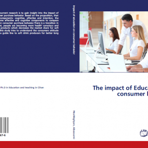 الدكتورة مهسة تنشر كتابا بعنوان اثر التعليم على سلوك المستهلك