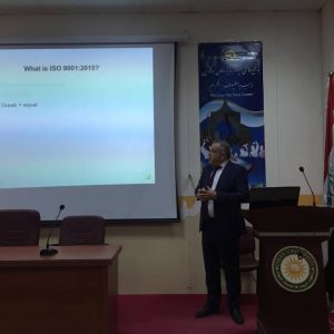 Workshop about ISO 9001:2015 Quality Management System