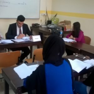 Defence Sessions of Graduation Projects in the Department of English