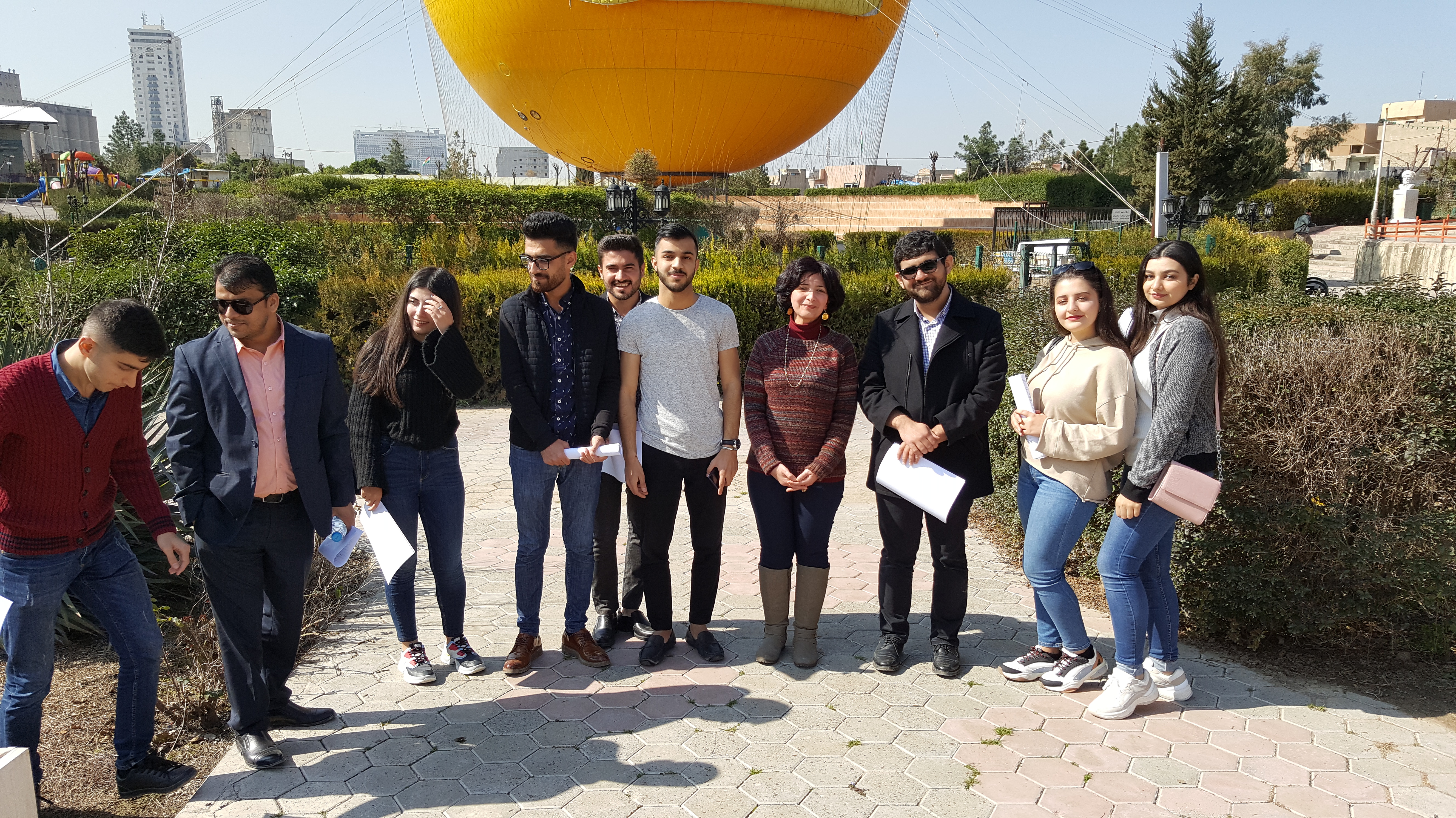 Architectural Engineering Department arrange a Site Visit for the 4th year students