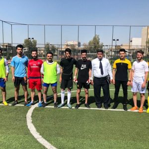 The Second Stage Represents The Communication And Computer Department Engineering In The Qualifying Championship Of The University Football