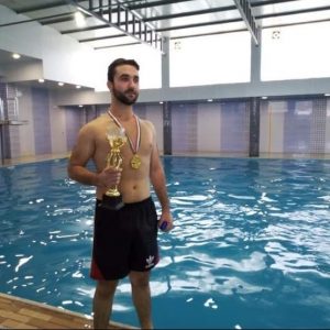 A Student In The Fourth Stage Wins The SwImming Competition