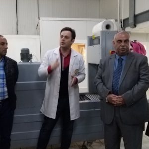 A scientific visit to Mersin Dairy Factory in Erbil.