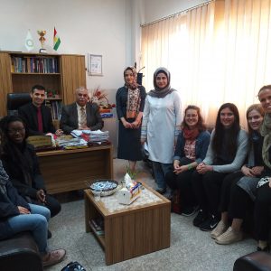A Delegation from Acorn organization Visits the Department of Business Administration