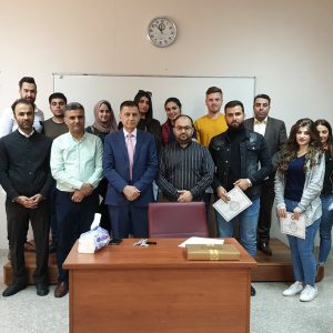 تكريم الطلبة المتفوقين في قسم المحاسبة جامعة جيهان – اربيل