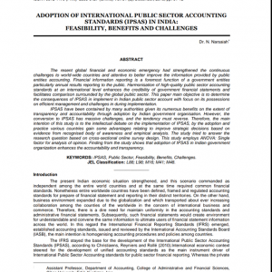 Publication of scientific research for Assistant Professor Narsaiah Neralla