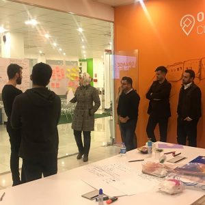 Participation in a workshop on design thinking