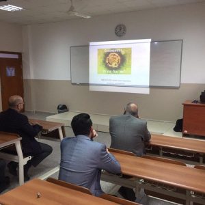 A lecture to raise awareness about Coronavirus