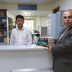 A Gift books to the university library
