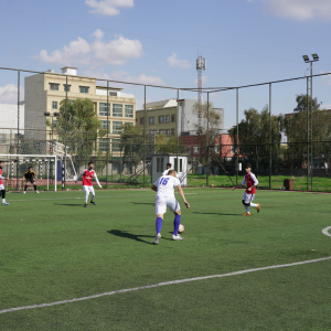 افتتاح دوري كرة القدم للأقسام العلمية في جامعة جيهان-أربيل