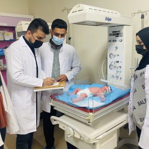 طلاب قسم صحة المجتمع يزورون  مستشفى  الولادة التعليمي في اربيل