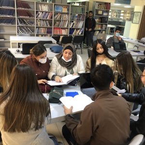 طلبة قسم علوم الحاسبات يزورون المكتبة العلمية في جامعة جيهان – اربيل