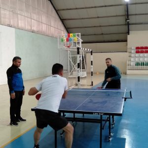 دوري كرة المنضدة  للتدريسين  والموظفين في جامعة جيهان- أربيل