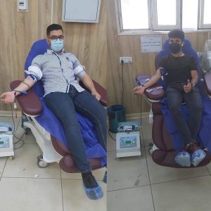 قسم البايولوجي ينظم حملة تبرع بالدم
