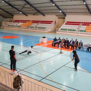 Final match of badminton for the students of Cihan University-Erbil
