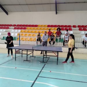 Final Table Tennis match for Cihan University-Erbil students