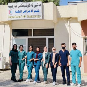 طلبة قسم صحة المجتمع يزورون مستشفى أربيل التعليمي