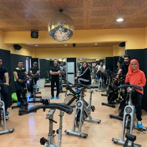 طلبة قسم التربية البدنية وعلوم الرياضة  يزورون المركز الرياضي (Tarin Fitness)