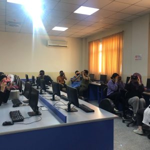 STUDENTS OF NUTRITION AND DIETETICS DEPARTMENT,  USED VIRTUAL REALITY TECHNOLOGY AS AN ADVANCED TEACHING TOOL FOR LEARNING GENETIC