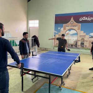 A Friendly Ping-pong Match between Students