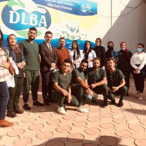 طلبة  قسم صحة المجتمع يزورون معمل الالبان  (دلبا) في اربيل