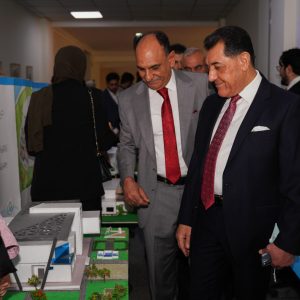 President of the University Opened the Exhibition for Students in the Department of Architectural Engineering