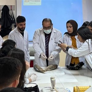 THE MICROBIOLOGY DEPARTMENT STUDENTS CARRIED OUT HANDS-ON ACTIVITIES AT HISTOLOGY LABORATORY, CIHAN UNIVERSITY-ERBIL
