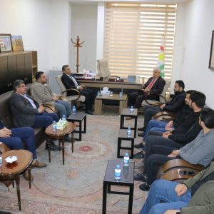 قسم العلاقات الدولية والدبلوماسية ينظم زيارة علمية الى اتحاد برلماني كوردستان