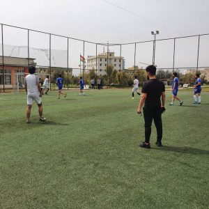 Holding the Final Match for the Business Administration Department Football Championship