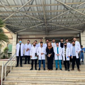 THE MEDICAL MICROBIOLOGY DEPARTMENT ORGANIZED A SCIENTIFIC VISIT TO ROZHAWA HOSPITAL