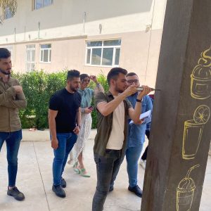 A GROUP OF CIVIL ENGINEERING STUDENTS CONDUCTED A SCHMIDT HAMMER TEST FOR CONCRETE SURFACES AT CIHAN UNIVERSITY- ERBIL