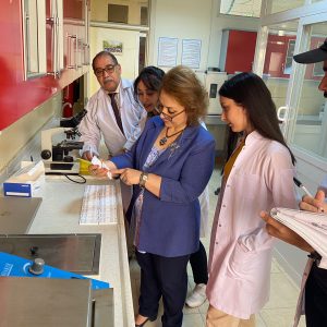 DEPARTMENT OF MEDICAL MICROBIOLOGY STUDENTS PARTICIPATED IN THE RESEARCH OF DIAGNOSING SPECIFIC DISEASE