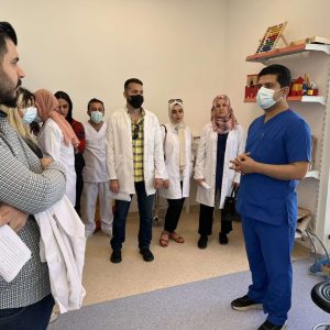 قسم العلاج الطبيعي ينظم زيارة ميدانية  الى مركز الصليب الأحمر في أربيل