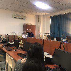 THE DEPARTMENT OF COMPUTER SCIENCE CONDUCTED A SCIENTIFIC ACTIVITY IN THE ANTENNA LABORATORIES