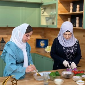A Student in Nutrition and Dietetics Department was Hosted in a TV Channel Program