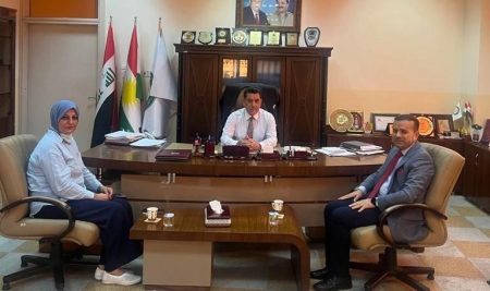 The President of Cihan University – Erbil meets with the Vice President of the Sports Federation of Iraqi Universities