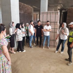 A Scientific Visit Involving the Interior Design Department Students to the Cihan Teaching Hospital Construction Site