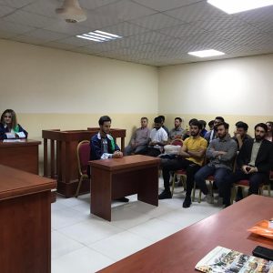 DEPARTMENT OF LAW ORGANIZED A VIRTUAL COURT TRIAL AND DECISION FOR UNIVERSITY STUDENTS