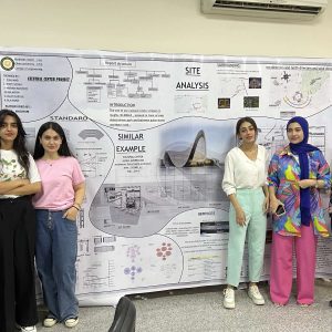 THE DEPARTMENT OF ARCHITECTURAL ENGINEERING ORGANIZED A MID-TERM EXHIBITION PROJECTS