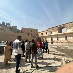 ARCHITECTURAL ENGINEERING DEPARTMENT STUDENTS VISITED HISTORIC AKRE CASTLE BUILDING
