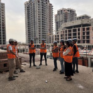 THE DEPARTMENT OF BUSINESS ADMINISTRATION ORGANIZED A FIELD VISIT TO THE BOULEVARD PROJECT