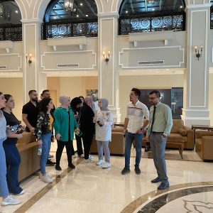 طلبة قسم التصميم الداخلي يزورون  فندق اربيل الدولي (الشيراتون)
