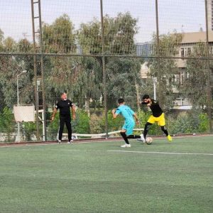 المباراة الثالثة لتصفيات الدور الثاني لبطولة جامعة جيهان- أربيل بكرة القدم