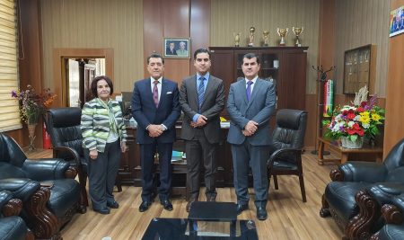 A delegation from Cihan University-Erbil visit the College of Pharmacy, Hawler Medical University