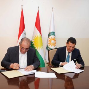 جامعة جيهان –اربيل توقع اتفاقية مع نقابة مهندسي كوردستان