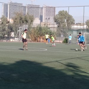 نتائج اليوم الثاني لمباريات كرة القدم لفرق أقسام جامعة جيهان- أربيل