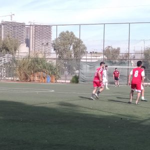 المباراة الثانية لتصفيات الدور الثاني لبطولة جامعة جيهان- أربيل بكرة القدم